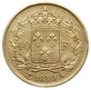 40 franków 1830 A, Paryż; Gad. 1105, Fr. 547; złoto 12.86 g, wybite minimalnie uszkodzonym stemple..