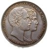 dwutalar (3 1/2 guldena) 1842; wybity z okazji zaślubin króla z księżną Marią, bratanicą pruskiego..