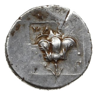 hemidrachma 166-88 p.n.e.; Aw: Głowa Heliosa trz