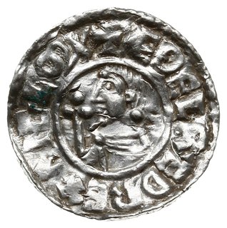 denar typu crux, 991-997, mennica Ilchester, mincerz God