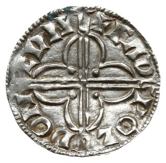 denar typu quatrefoil, 1018-1024, mennica Londyn, mincerz Eadwold
