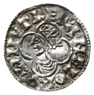 denar typu quatrefoil, 1018-1024, mennica Londyn, mincerz Wulfwine