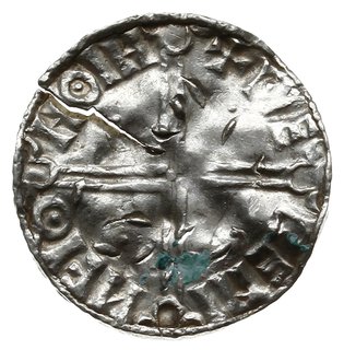 denar typu long cross, ok. 1000-1010, mennica; H