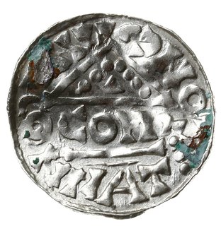 denar, 1018-1026, Ratyzbona, mincerz Conja; Hahn