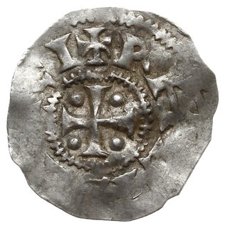 denar 1014-1024, Kolonia; Krzyż prosty z kulkami