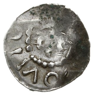 naśladownictwo denara saskiego Bernarda I lub II z lat 1010-1020