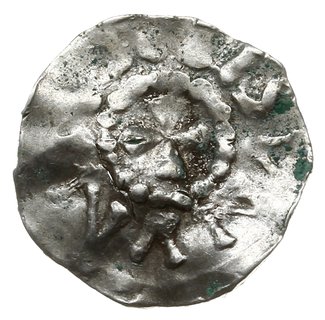 naśladownictwo denara saskiego Bernarda I lub II z lat 1010-1020