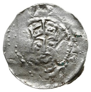 denar 1002-1024; Aw: Popiersie króla na wprost, 