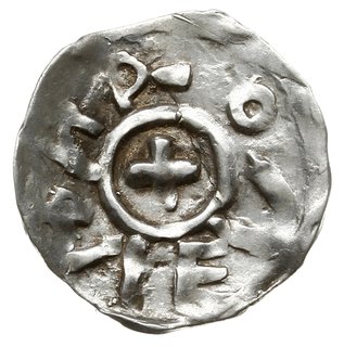 denar 973-982; Krzyż, wokoło napis / Krzyż, woko