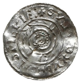 denar 1018-1035; Spirala zwężająca się w prawo /