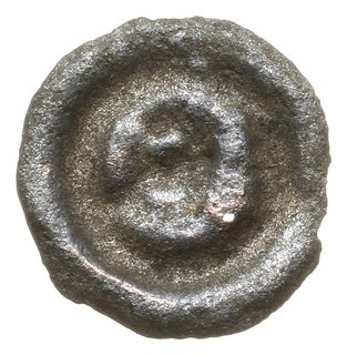 brakteat, Płock lub Kujawy; Duża litera S; srebr