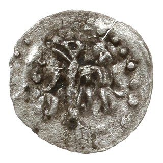 denar poznański, Aw: Orzeł heraldyczny z głową w lewo