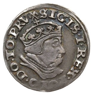 trojak 1540, Gdańsk; końcówka napisu PRV, trójli