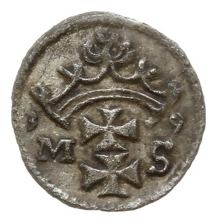 denar 1539, Gdańsk; odmiana z literami M-S po bo