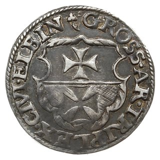 trojak 1540, Elbląg; na awersie końcówka ELBING;