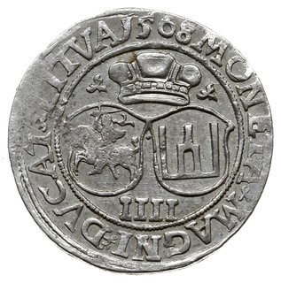 czworak 1568, Wilno; końcówki napisów LI/LITVA; 