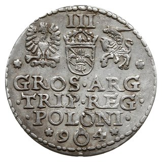 trojak 1594, Malbork; data przedzielona pierście