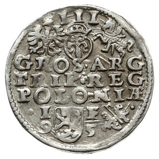 trojak 1595, Lublin; Iger L.95.6.d (R); ładny.