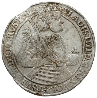 talar 1640, Toruń; Aw: Półpostać króla w prawo i