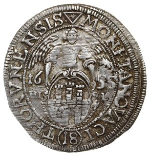 ort 1655, Toruń; końcówka napisu M.D.L.R.P; CNCT