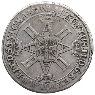 talar (Albertustaler) 1702, Lipsk; Aw: Krzyż Ord