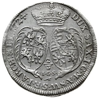 2/3 talara (gulden) 1722, Drezno