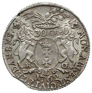 złotówka (30 groszy) 1762, Gdańsk