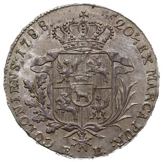 półtalar 1788, Warszawa; Plage 371, Berezowski 4