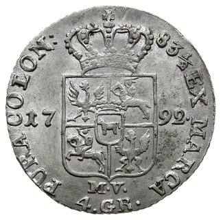 złotówka 1792, Warszawa; Plage 300, Berezowski 1