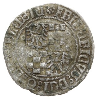 grosz z niepełną datą 15-5 (1505), Legnica; Aw: 