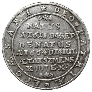 ćwierćtalar pośmiertny 1664, Brzeg