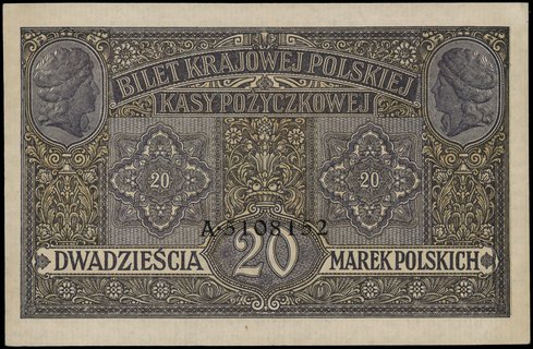 20 marek polskich 9.12.1916, jenerał, seria A, n
