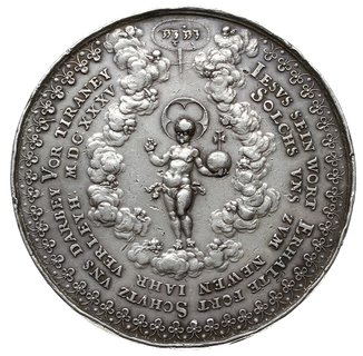 medal religijny z 1635 roku autorstwa Sebastiana Dadlera