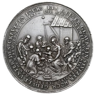 medal religijny z 1635 roku autorstwa Sebastiana Dadlera