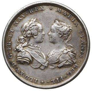 medal zaślubinowy z 1725 roku autorstwa Norberta