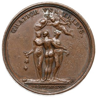 medal z 1725 roku autorstwa Georga Wilhelma Vest