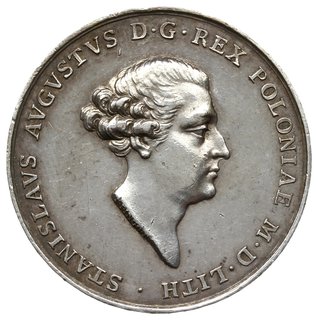medal koronacyjny z 1764 roku autorstwa Tomasza Pingo