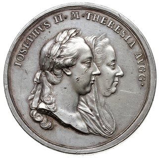 Maria Teresa 1740-1780, medal z 1773 roku autorstwa Krafta wybity z okazji przyłączenia Galicji i Lodomerii do Austrii