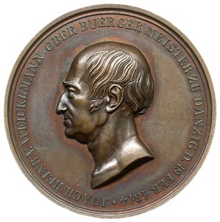 medal z 1839 roku autorstwa F. Brandt’a wybity z