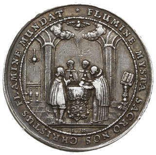 medal chrzcielny bez daty (2. połowa XVII w.) autorstwa J. Buchheima
