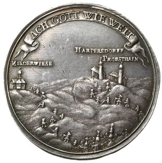 medal z 1759 roku wybity na 50-lecie kościoła ew