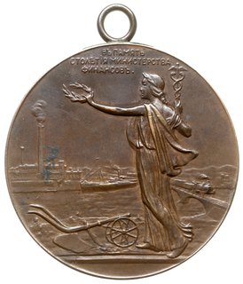 medal z 1902 roku autorstwa A. Vasyutinski’ego wybity na 100-lecie Ministerstwa Finansów