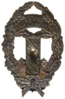 odznaka pamiątkowa Straży Granicznej, dwuczęścio