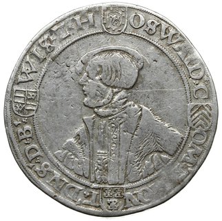 talar bez daty (1544); Aw: Popiersie hrabiego w 