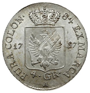 4 grosze (1/6 talara) 1797 A, Berlin; v. Schr. 8