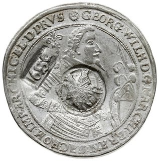 jefimok 1655, wybity na talarze pruskim Jerzego Wilhelma z 1634, Olding 17a, Dav. 6141
