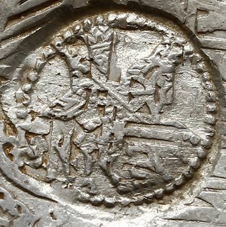 jefimok 1655, wybity na XVII-wiecznym brabanckim patagonie Filipa IV z mennicy w Brukseli, Dav. 4462