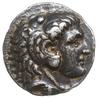 tetradrachma, 295-281 p.n.e., Ekbatana; Aw: Głowa Heraklesa nakryta skórą lwa w prawo; Rw: Zeus tr..