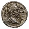 denar 202-210, Rzym; Aw: Popiersie cesarza w prawo, SEVERVS PIVS AVG, Rw: Cesarz trzymający włóczn..