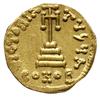 solidus, 654-659, Konstantynopol; Aw: Popiersia Konstansa II i Konstantyna IV na wprost, dN CONSTA..